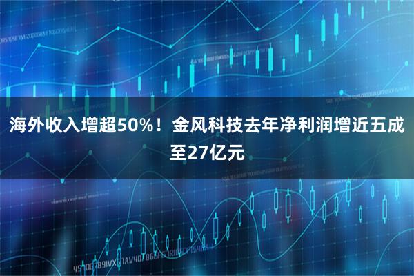 海外收入增超50%!金风科技去年净利润增近五成至27亿元